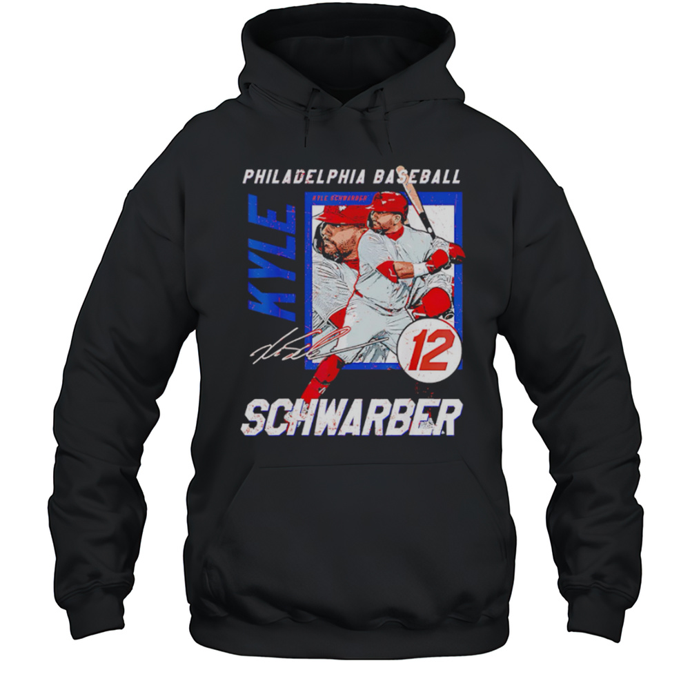 Kyle Schwarber 12 Philadelphia Baseball Players Vintage Shirt Unisex Hoodie