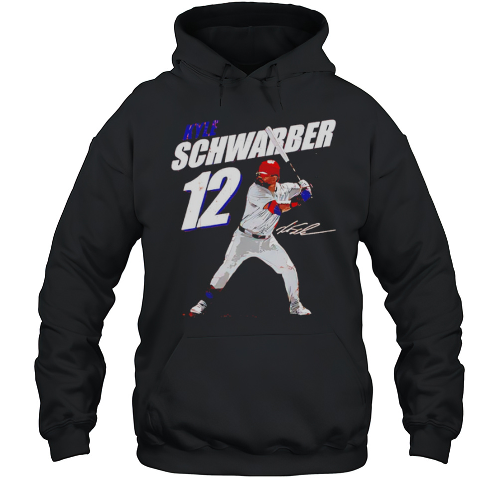 Kyle Schwarber Philadelphia Baseball Players Signature Shirt Unisex Hoodie