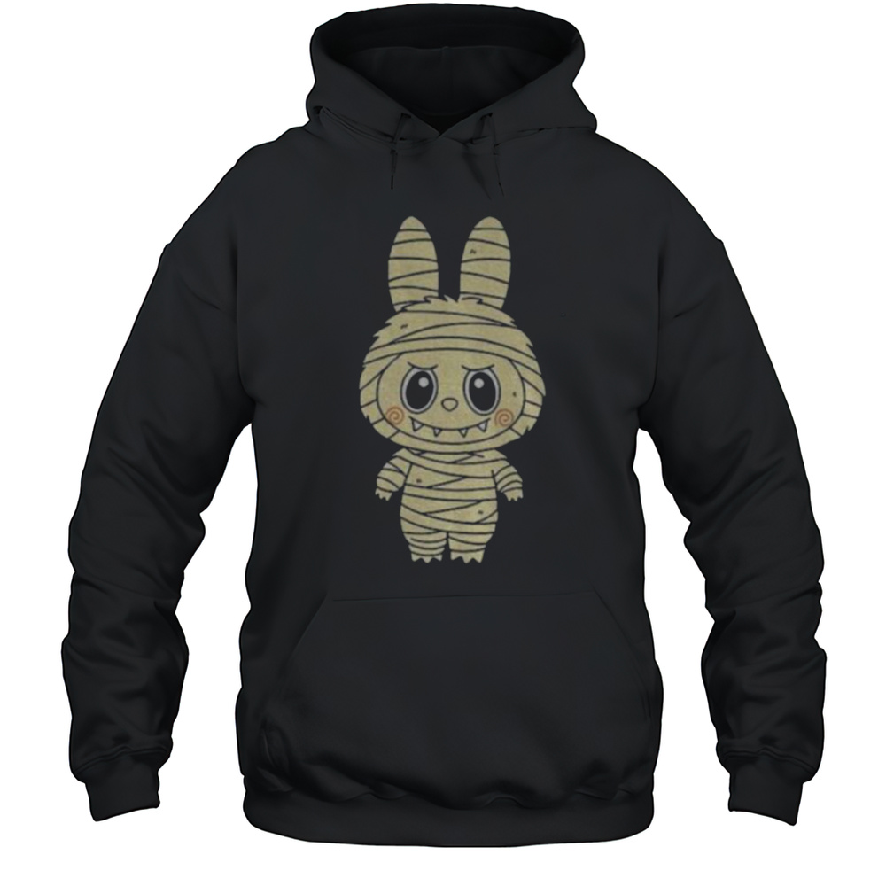 Labubu Mummy Costume Labubu Stitched Halloween Shirt Unisex Hoodie