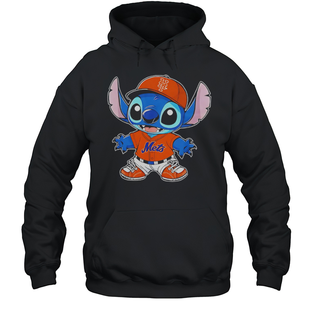New York Mets Stitch Baseball 2025 Shirt Unisex Hoodie