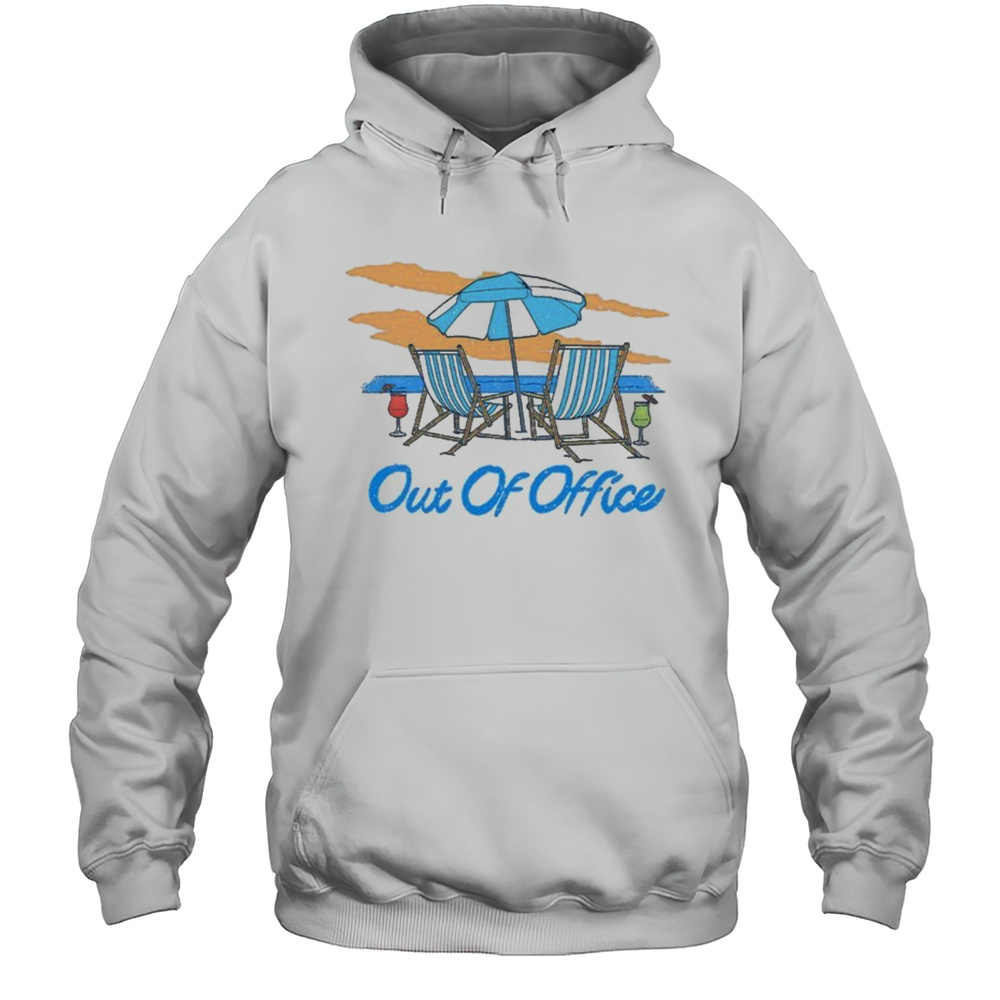 Out Of Office Beach T-shirt Unisex Hoodie