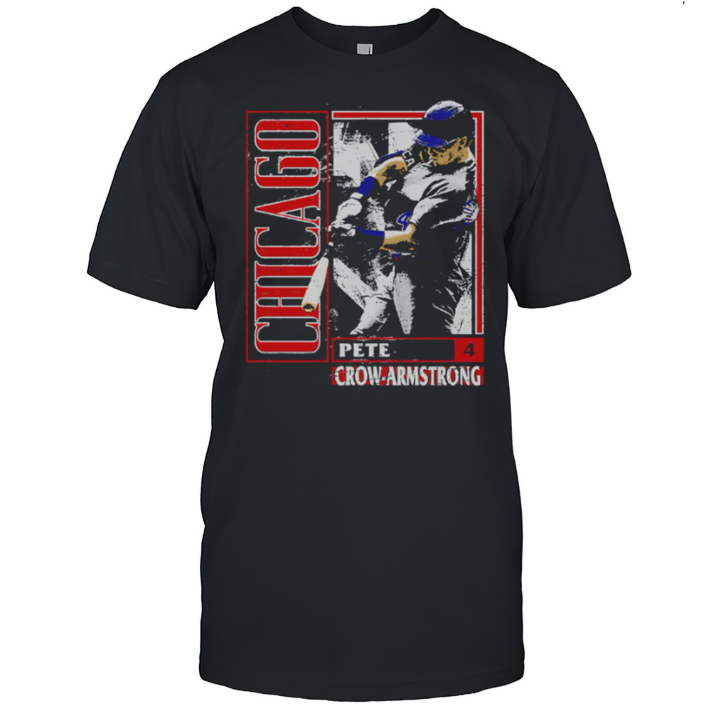 Pete Crow-Armstrong Chicago Cubs Card Style Vintage Shirt