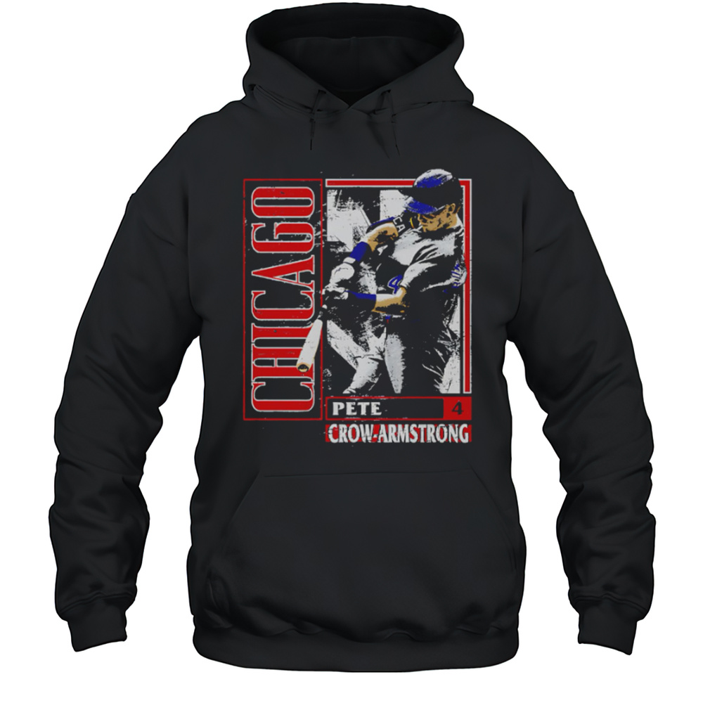 Pete Crow-Armstrong Chicago Cubs Card Style Vintage Shirt Unisex Hoodie