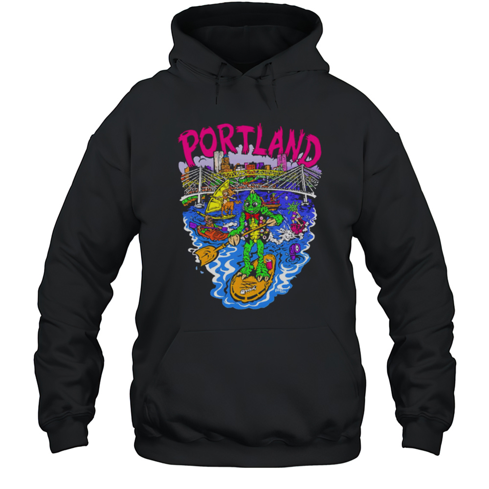 Portland Land Of The Weird Sleestak Shirt Unisex Hoodie