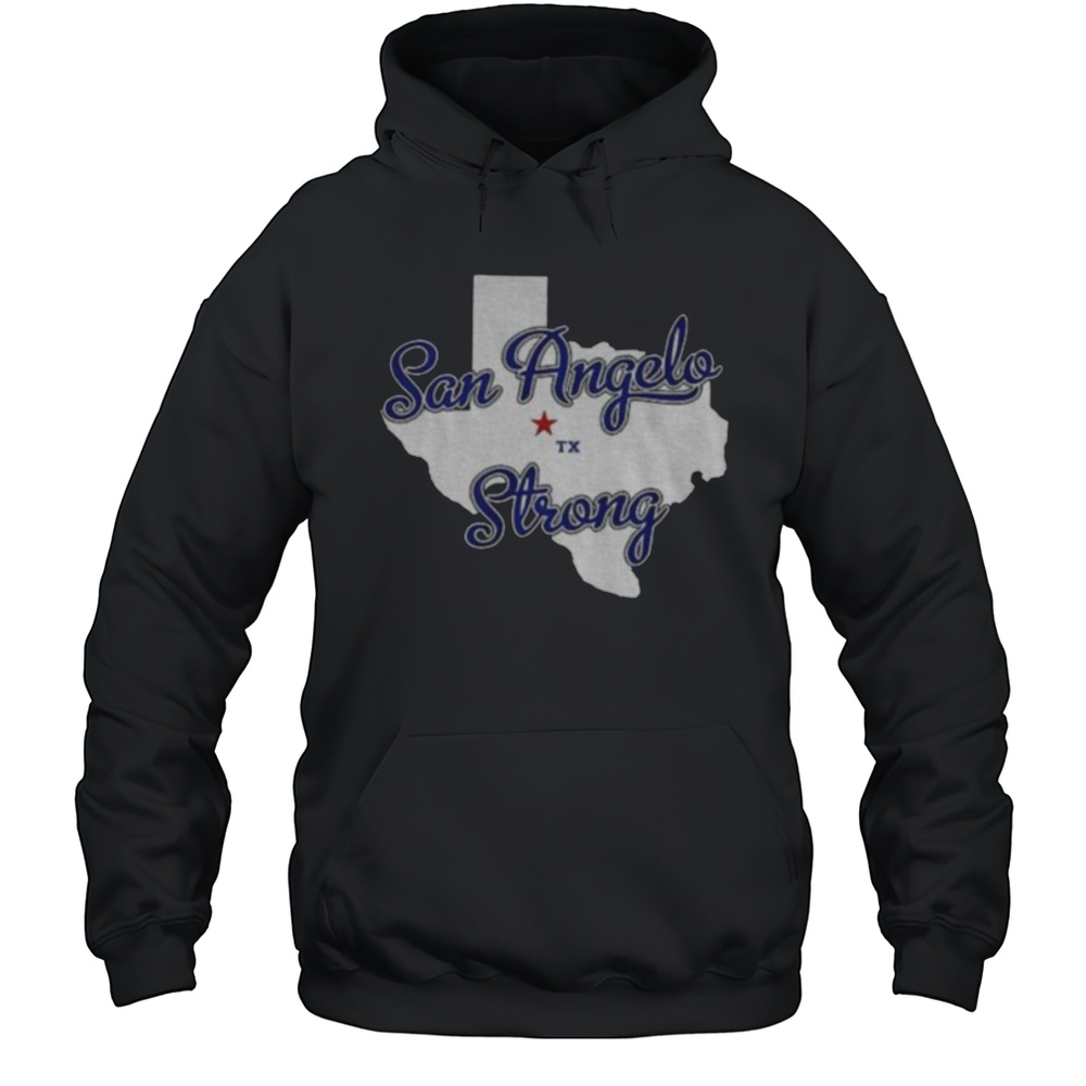 San Angelo Strong Texas Strong Parody Shirt Unisex Hoodie