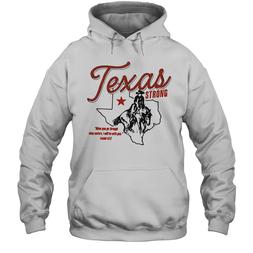 Stay Strong Texas Vintage Pray For Texas Shirt Unisex Hoodie