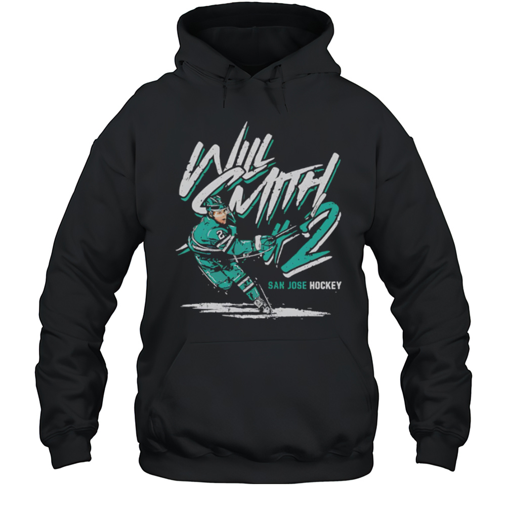Will Smith 2 San Jose Player Name Signature Hockey Shirt Unisex Hoodie