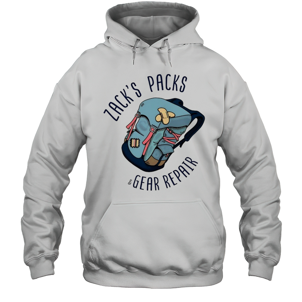 Zacks Packs And Gear Repair Shirt Unisex Hoodie
