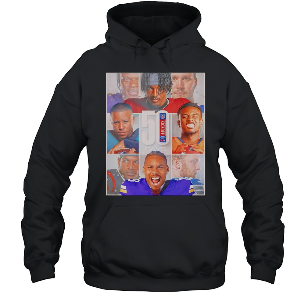 2025 NFL 50 Days Kickoff Shirt Unisex Hoodie