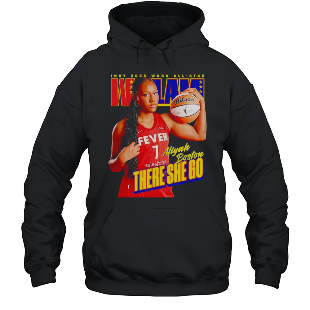 Aliyah Boston X WSLAM There She Go Shirt Unisex Hoodie