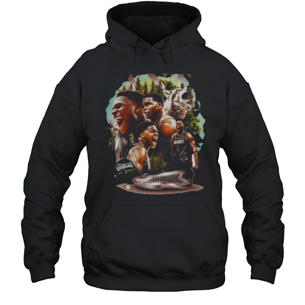 Anthony Edwards Minnesota Timberwolves Basketball 2025 NBA Shirt Unisex Hoodie