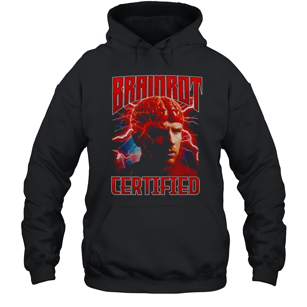 Brainrot Certified Retro Shirt Unisex Hoodie