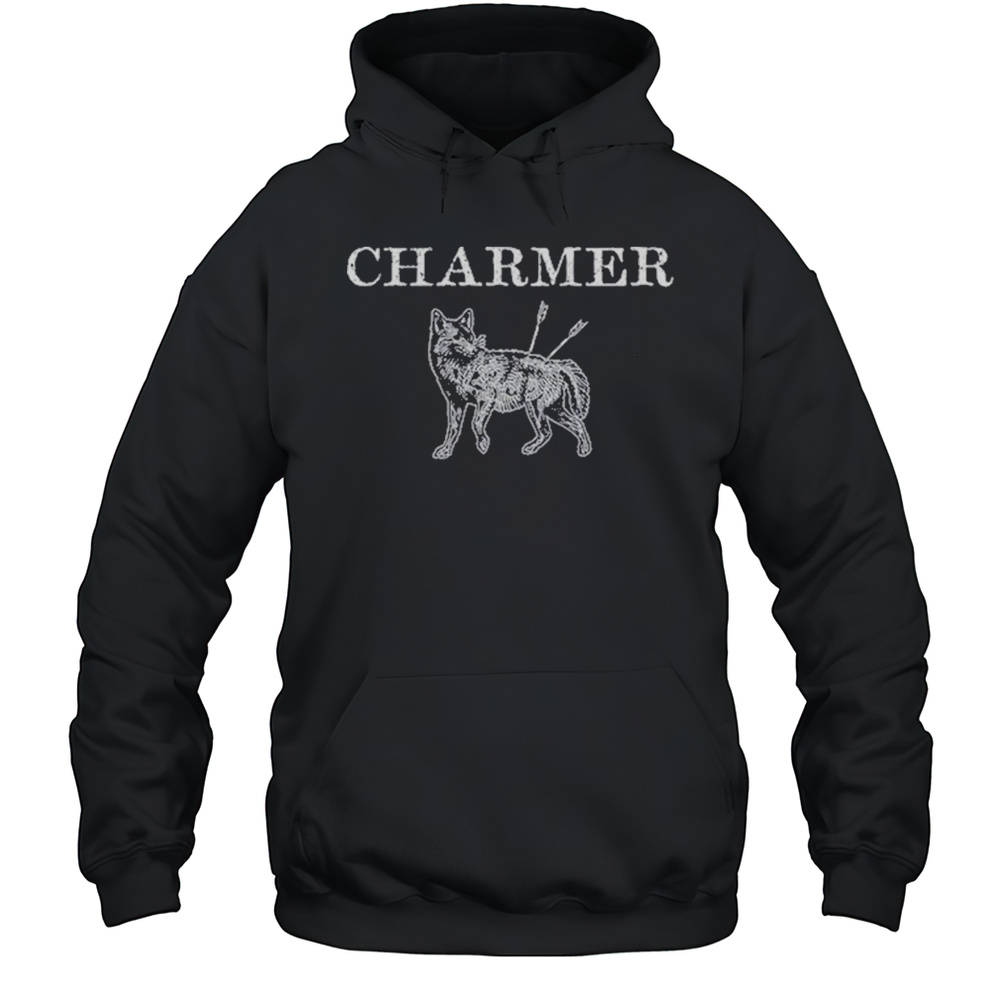 Charmer Black Wolf T-Shirt Unisex Hoodie
