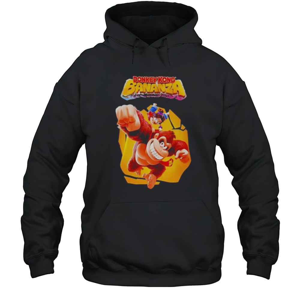 Donkey Kong Bananza Shirt Unisex Hoodie