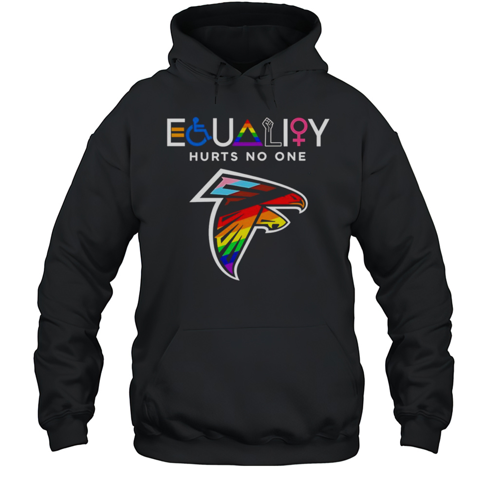 Equality Hurts No One Atlanta Falcons Shirt Unisex Hoodie
