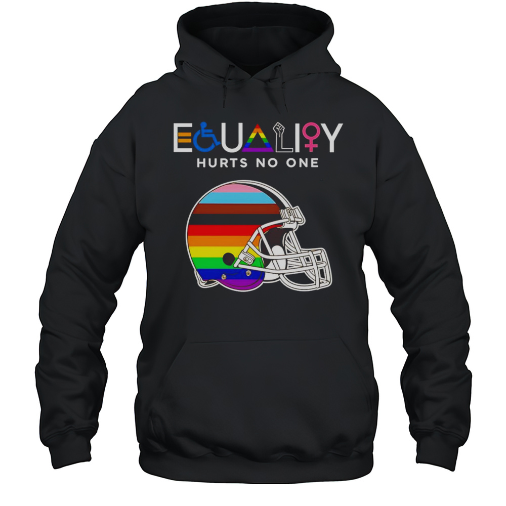 Equality Hurts No One Cleveland Browns Shirt Unisex Hoodie
