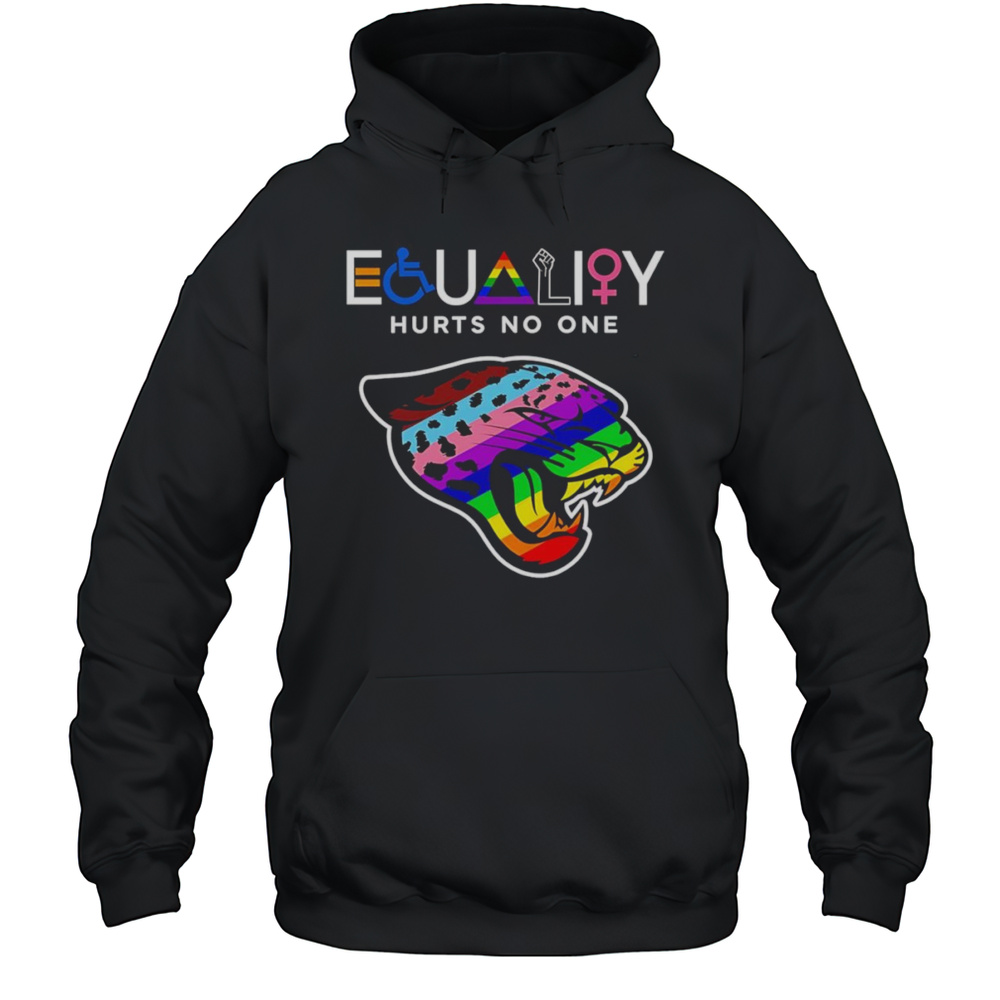 Equality Hurts No One Jacksonville Jaguars Shirt Unisex Hoodie
