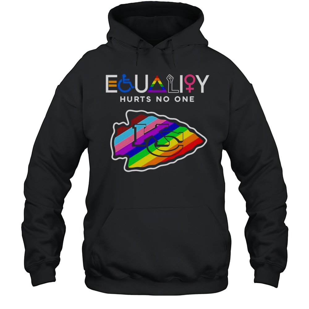 Equality Hurts No One Kansas City Chiefs Shirt Unisex Hoodie