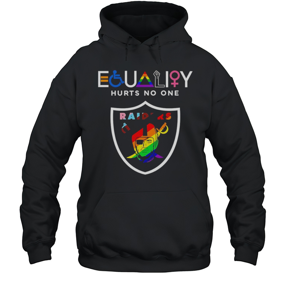 Equality Hurts No One Las Vegas Raiders Shirt Unisex Hoodie
