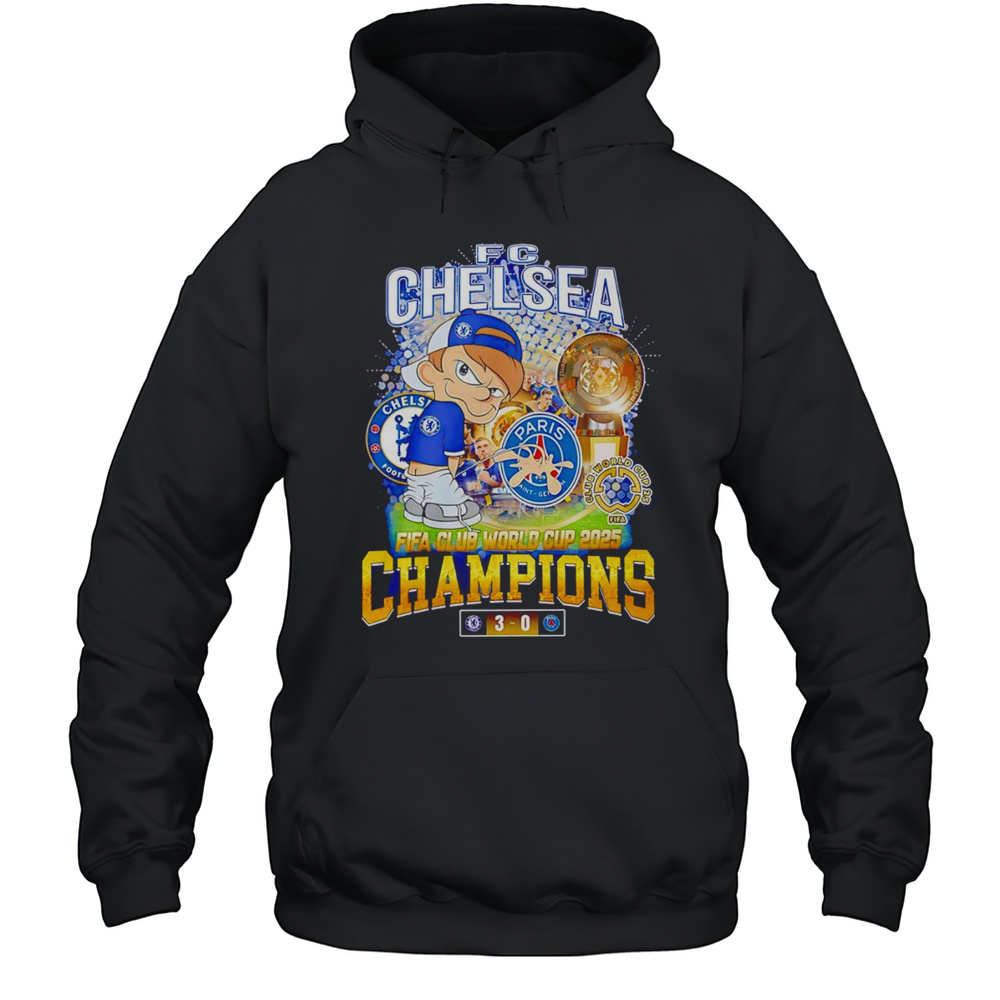 FC Chelsea Pee On Paris Saint-Germain Fifa Club World Cup 2025 Champions Unisex Hoodie