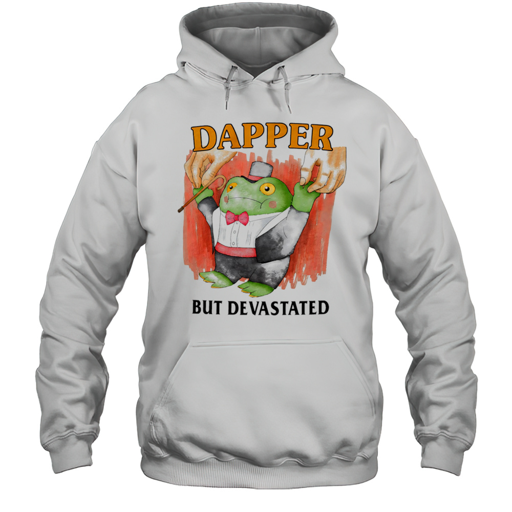 Frog Dapper But Devastated Shirt Unisex Hoodie