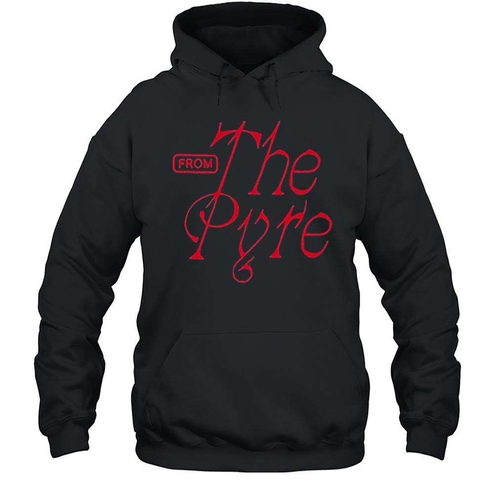 From The Pyre Black Logo T-Shirt Unisex Hoodie