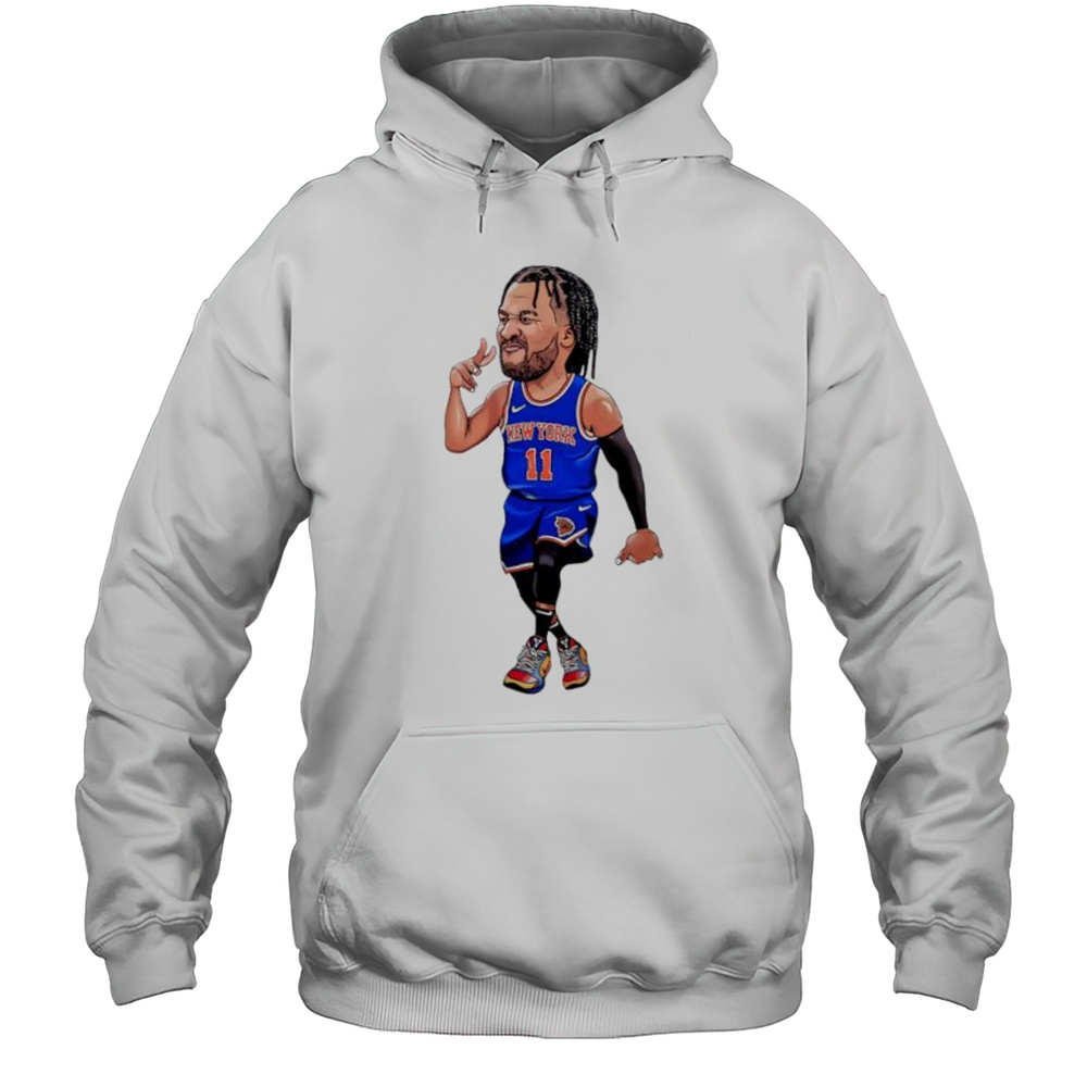Jalen Brunson Art New York Knicks Jersey Cartoon Shirt Unisex Hoodie