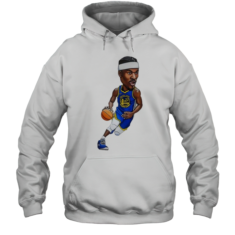 Jimmy Butler Art Magnet Golden State Warriors Jersey Cartoon Shirt Unisex Hoodie