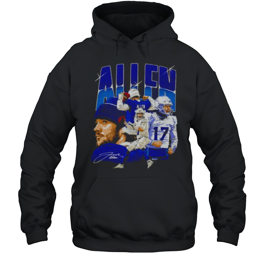 Josh Allen Buffalo Bills NFL 2025 Graphic Shirt Unisex Hoodie
