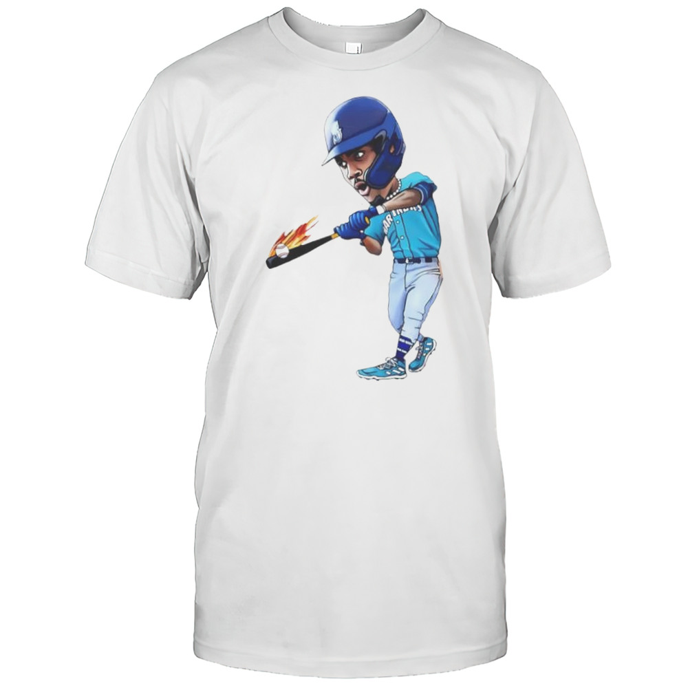Julio Rodriguez J-Rod Art Seattle Mariners Jersey Cartoon Shirt