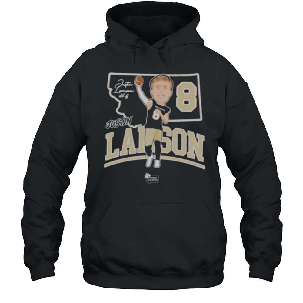 Justin Lamson 8 Montana State Bobcats Football Player Shirt Unisex Hoodie