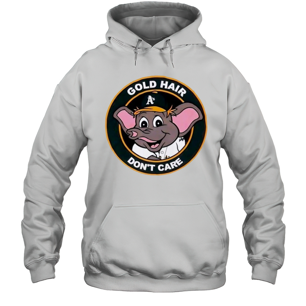 Oakland Athletics Gold Hair Dont Care Baseball Shirt Unisex Hoodie