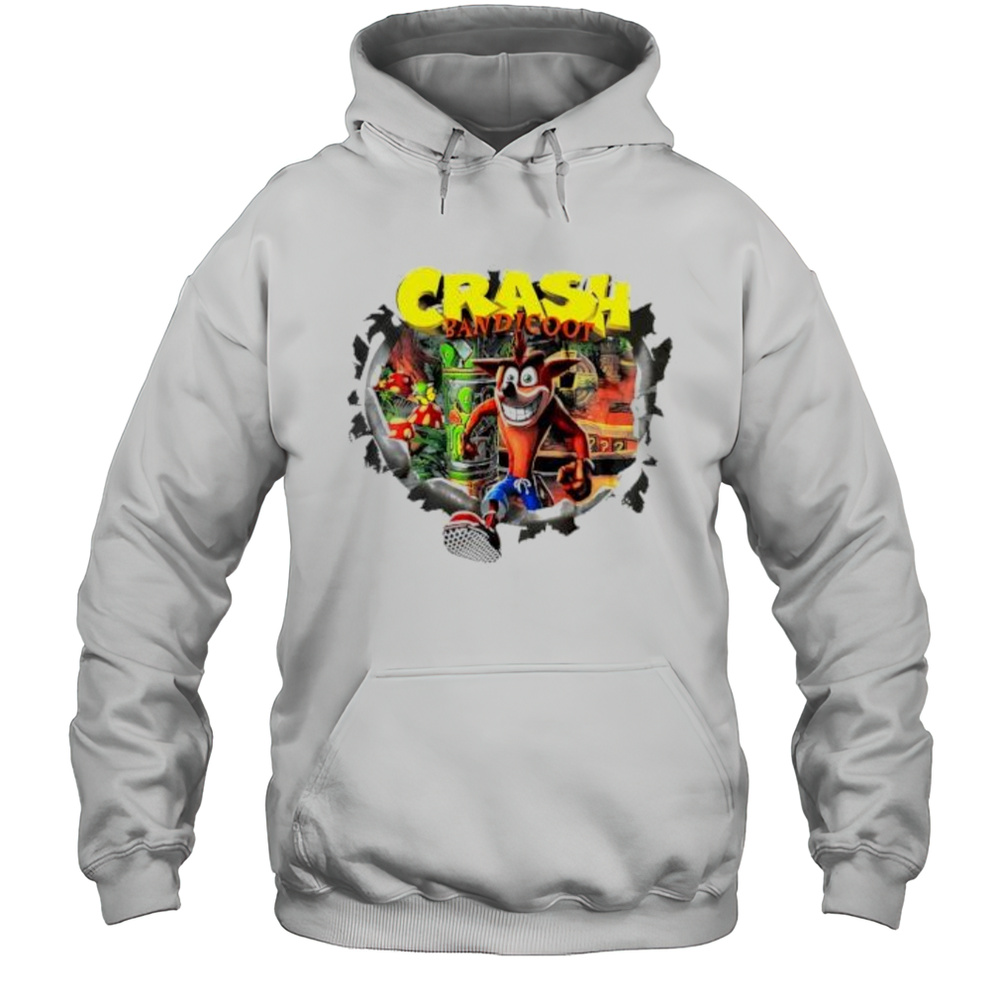 Primark Crash Bandicoot Cropped Shirt Unisex Hoodie