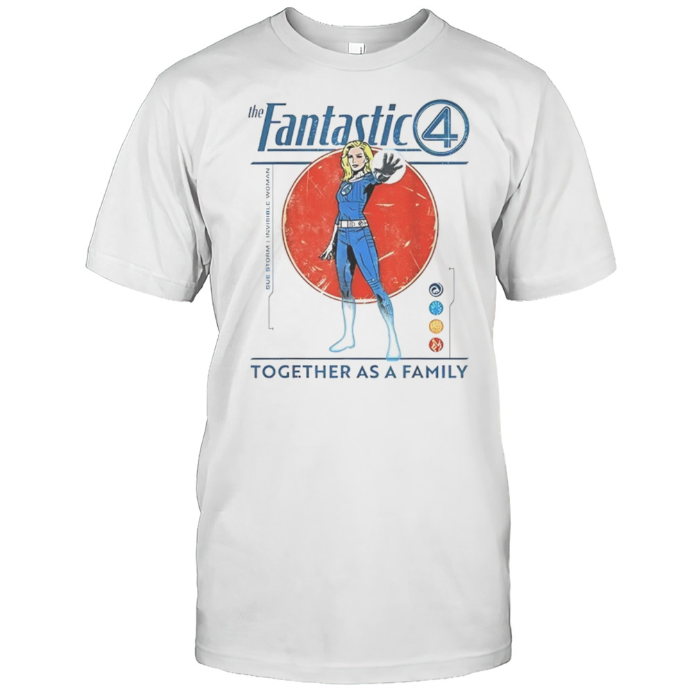 Sue Storm The Fantastic Four Together As A Family Marvel Studios Shirt