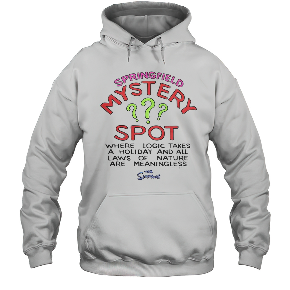 The Simpsons Springfield Mystery Spot T-Shirt Unisex Hoodie
