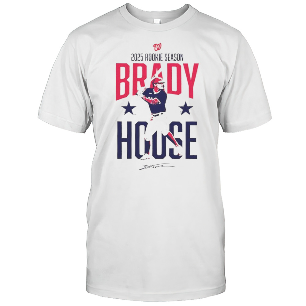 Washington Nationals Brady House Rookie Signature Shirt