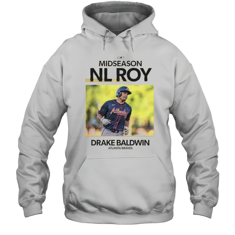 Atlanta Braves Drake Baldwin 2025 NL Rookie Of The Year Shirt Unisex Hoodie