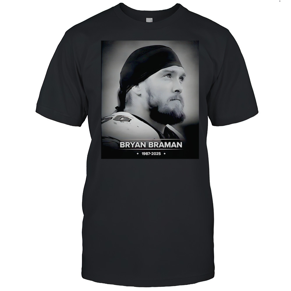 Bryan Braman 1987 2025 In Memory Shirt