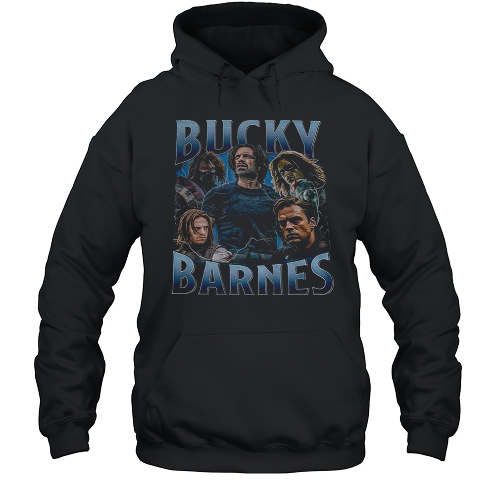 Bucky Barnes Marvel Super Heroes Vintage Shirt Unisex Hoodie