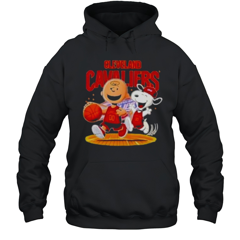 Cleveland Cavaliers And Peanuts Snoopy Shirt Unisex Hoodie