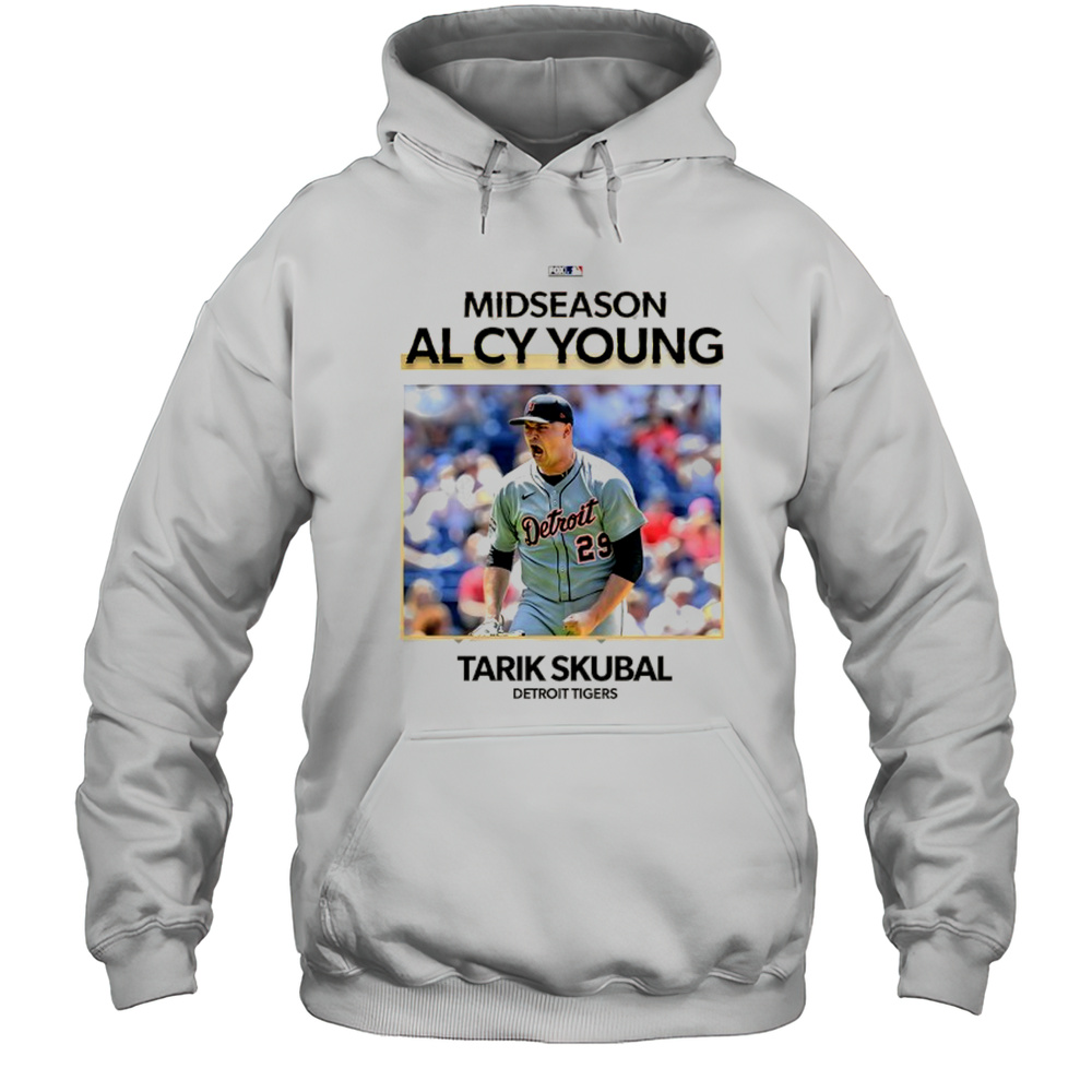Detroit Tigers Tarik Skubal 2025 Midseason AL Cy Young Shirt Unisex Hoodie