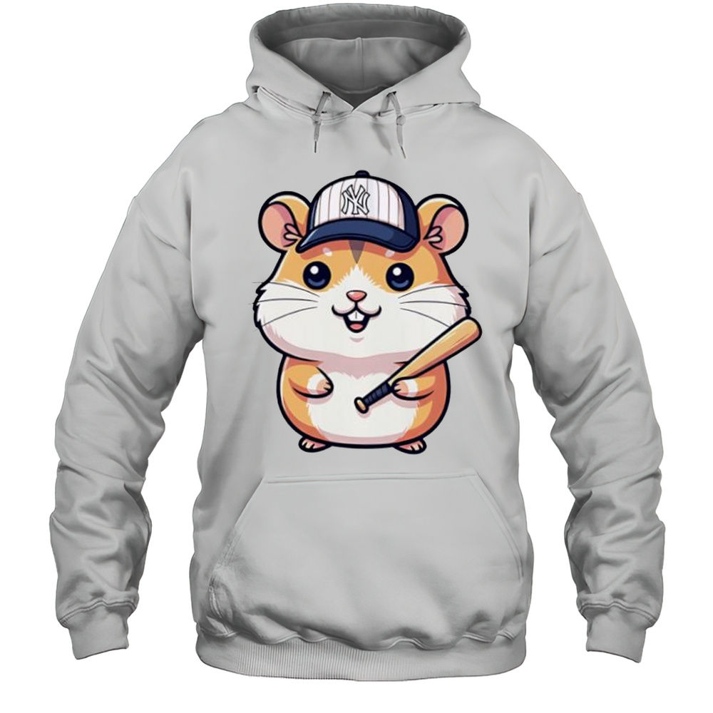 Hamster New York Yankees Cute Shirt Unisex Hoodie