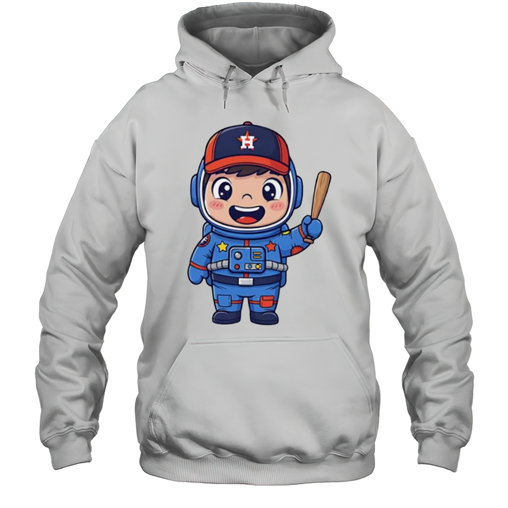 Houston Astros Cartoon Astronaut Shirt Unisex Hoodie