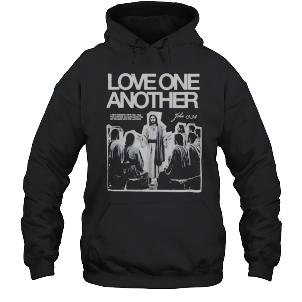 Love One Another Jesus Vintage Shirt Unisex Hoodie