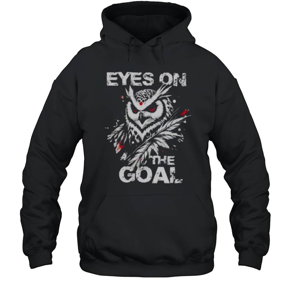 Owl Eyes On The Goat Shirt Unisex Hoodie