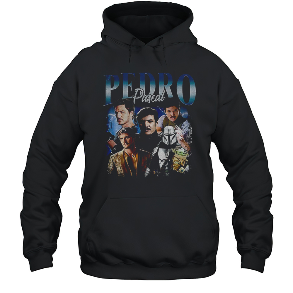Pedro Pascal Mandalorian Fantastic Four Graphic Vintage Shirt Unisex Hoodie