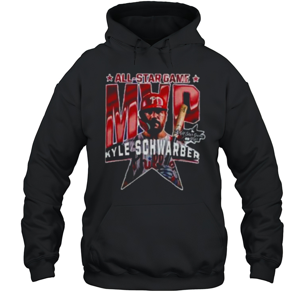 Philadelphia Phillies Kyle Schwarber 2025 MLB All Star Game MVP Graphic Two Sided Shirt Unisex Hoodie