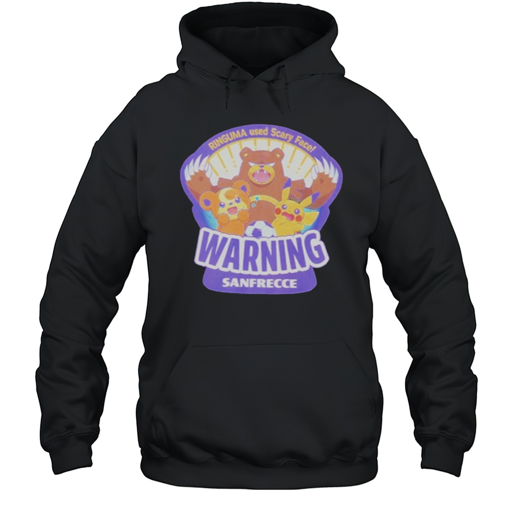Pokemon Warning Sanfrecce Hiroshima 2025 T-Shirt Unisex Hoodie