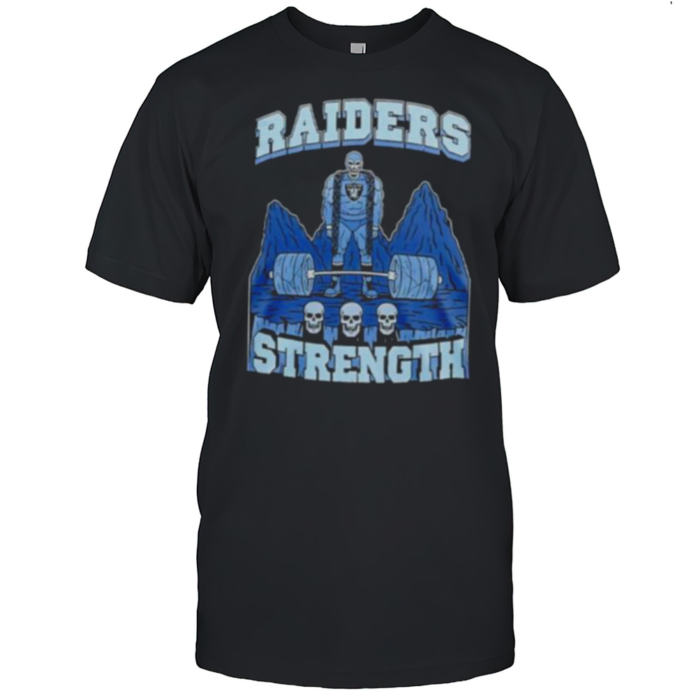 Skeleton Las Vegas Raiders Strength Shirt