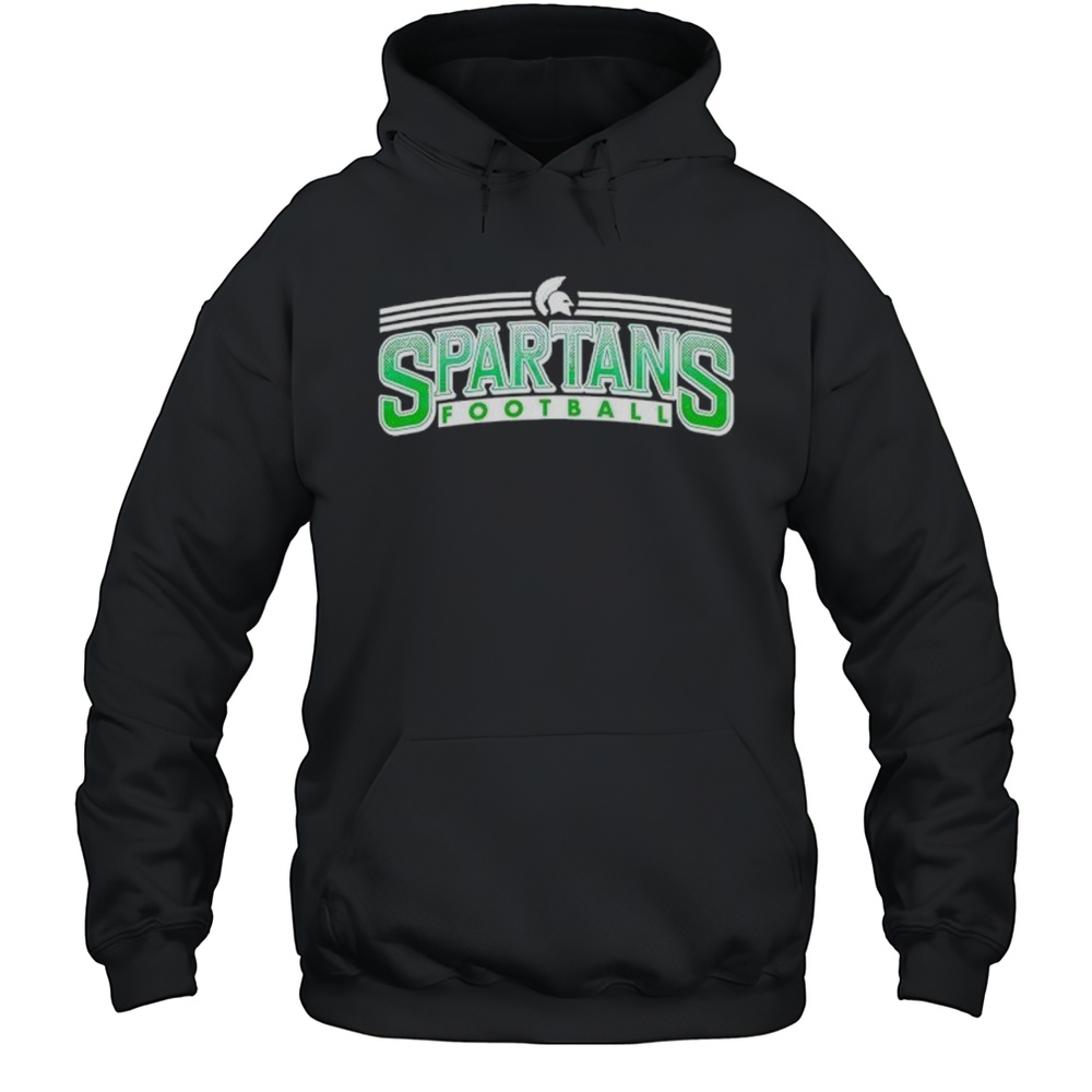 Spartans Football Stripes Shirt Unisex Hoodie